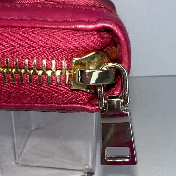 🩷PRADA | Tessuto Nylon Quilted Continental Flap Wallet Ibisco | Beautiful!! 💕 - Picture 11 of 16